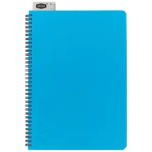 Тетрадь в клетку Stila, Neon Blue, А4, 96 листов