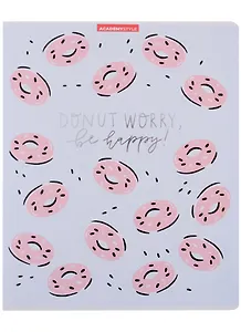 Тетрадь в клетку Academy Style, "Кусочек счастья", 96 листов