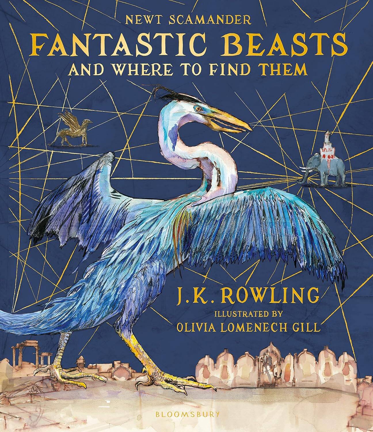 Обложка: Fantastic Beasts and Where to Find Them J.K. Rowling Фантастические твари и где они обитают Дж.К Роулинг / Книги на английском языке