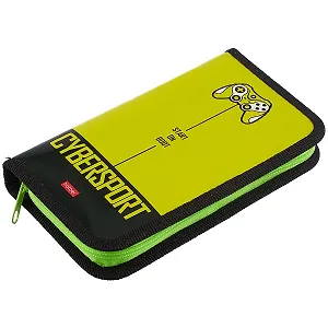 Пенал школьный 1отд. "Киберспорт" 19*11,5см, мат.лам.тисн.