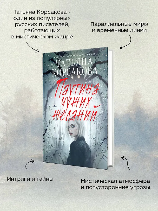 Книга Паутина чужих желаний (Татьяна Корсакова) — 7