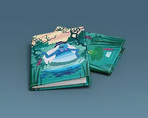 Летучий корабль. Обложка на паспорт. Водяной