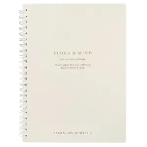 Тетрадь в клетку Be Smart, Flora, 80 листов, молочная