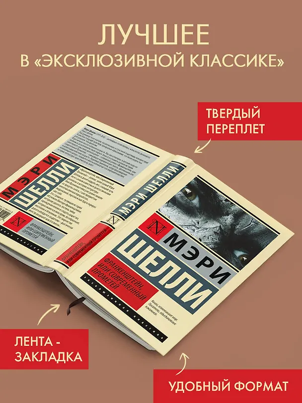 Книга Франкенштейн, или Современный Прометей (Мэри Шелли) — 4
