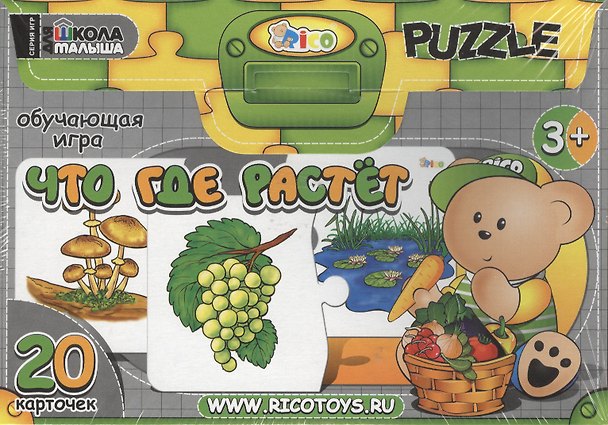 Игра обучающая, RICO, Что где растет 2364408 — 1