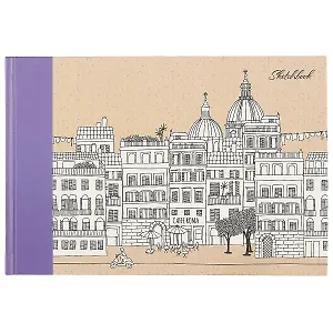 Скетчбук «Городские улочки», 80 листов, А5+