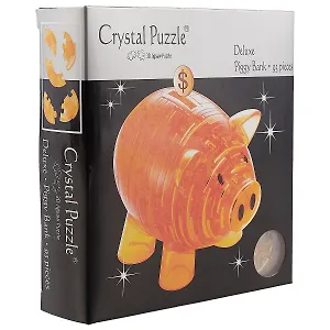 Головоломка 3D Копилка свинья золотая (91003)