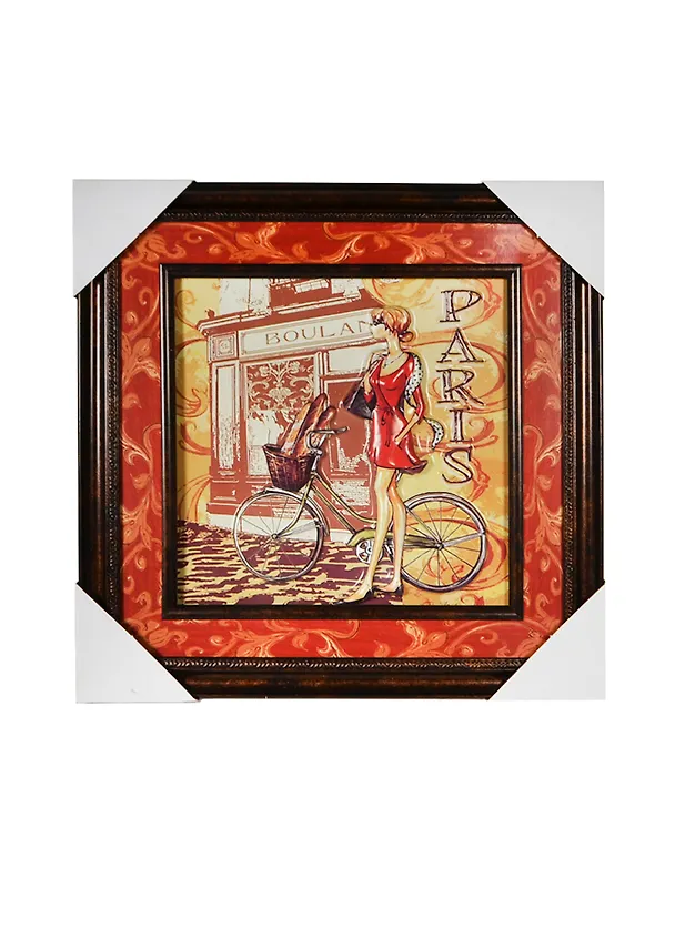 Декоративная картина из ПВХ (объемное литье) в рамке из МДФ (29369) (38х38) 2347990 — 1