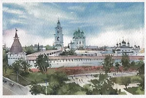 Открытка "Астрахань. Астраханский Кремль"
