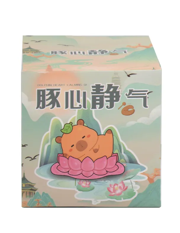 Игрушка Капибара на отдыхе (5см) (пластик) (Blind Box) (12-7003-202508-M340) 3126207 — 1