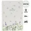 Тетрадь 80л кл. "NATURAL FLOWERS" спираль, пласт.обл., тонир.блок, тиснение фольгой — 3103537 — 1