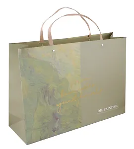 Пакет А3 32.5*44*12 "Oil Painting"  горизонт., нейтр., бум.мат.ламинат