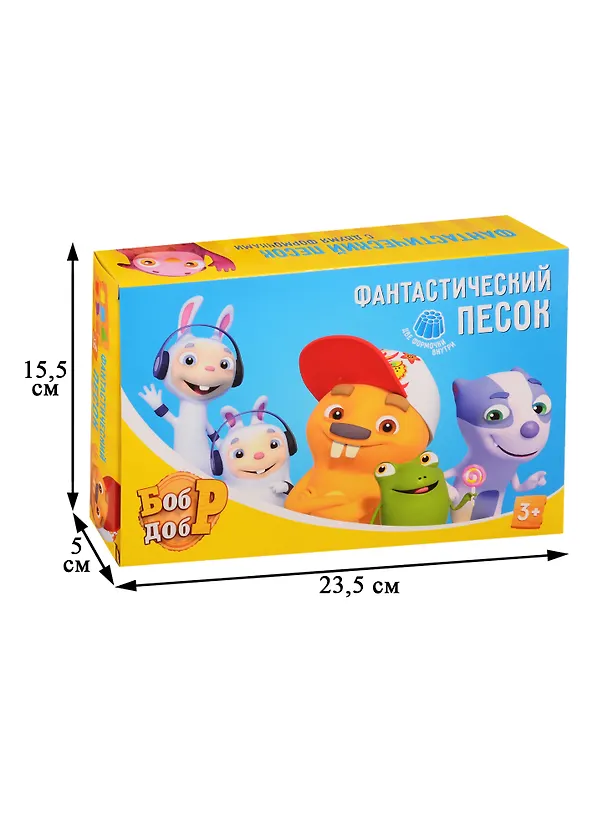Фантастический песок «Бобр добр», 6 цветов, 840 г. 2787260 — 2