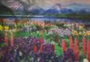 3D постер Цветущий луг/Сакура (3D PS 04) 2292773