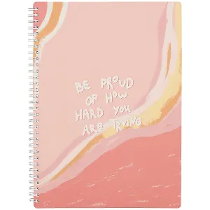 Тетрадь в клетку Be Smart, Paints, А4, 96 листов, розовая