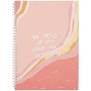 Тетрадь в клетку Be Smart, Paints, А4, 96 листов, розовая 260206