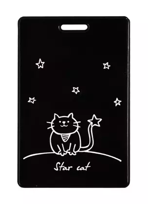 Чехол для карточек Кот и звезды Star Cat (глиттер) (ДГ2020-248) — 2784725 — 1