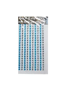 Стразы отдельные круглые крупные Say it in crystals (1461-3/13) (бел. и синие)