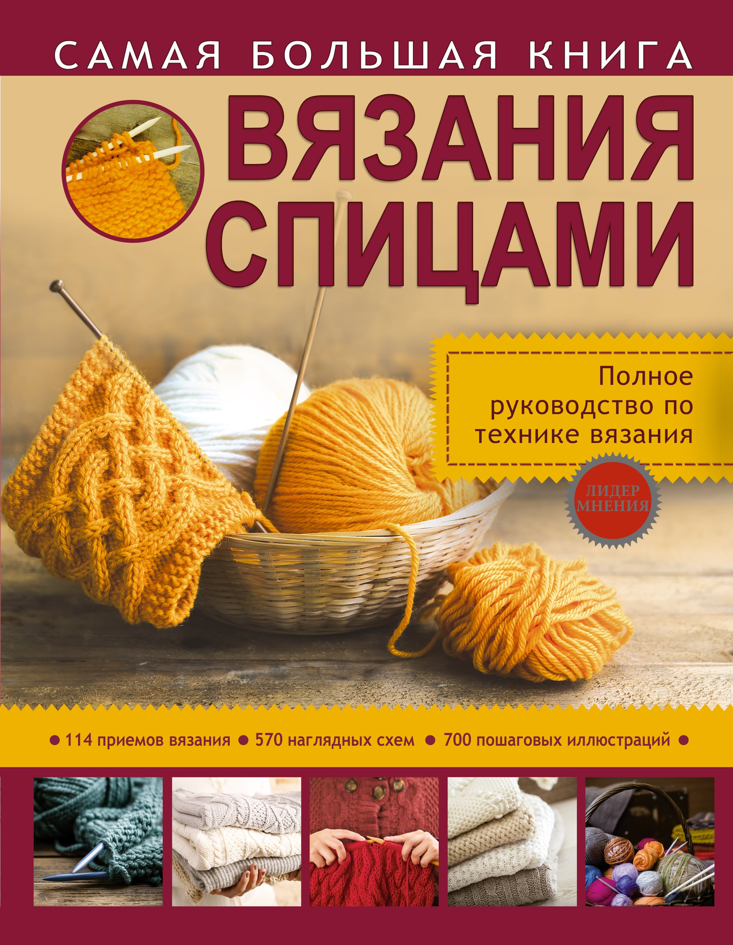 

Самая большая книга вязания спицами