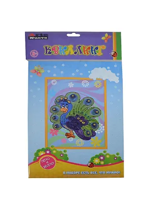 Набор для квиллинга Павлин (QW-8) (упаковка) 2412704