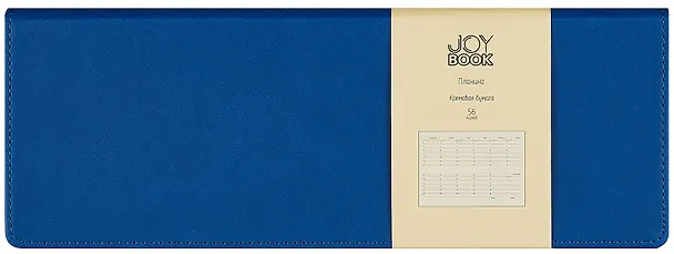 Планинг недат. 56л "Joy Book" синее озеро, настольный, иск.кожа 7Б, скругл.углы, съемный тонир.блок, тисн.фольгой, евроспираль, офсет 2993857 — 1