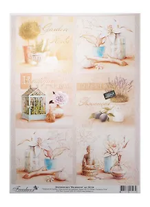 Декупажная карта Мир ароматов А4 (DK3106) (упаковка)