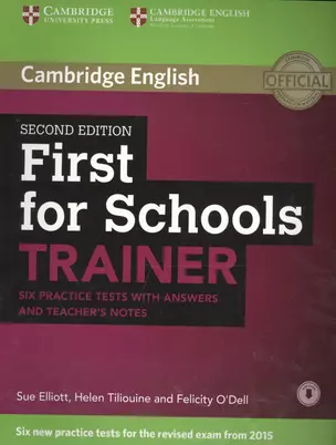 First for Schools Trainer 2Ed Tests w/Ans +Tchrs Notes +D (x3) Rev Exam 2015 — 2566362 — 1