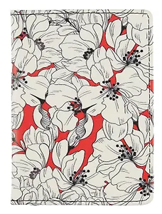 Обложка для паспорта Infolio Коллекция Garden, цветочный принт, 10*13,5см, искусственная кожа