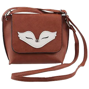 Сумка на кнопке Лиса с закрытыми глазками (кожзам) (20х17) (12-11539-302)