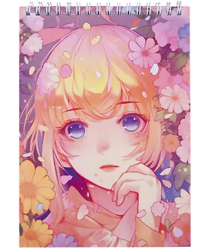 Блокнот А5 60л кл. "Милашка" гребень, мел.картон 3042796