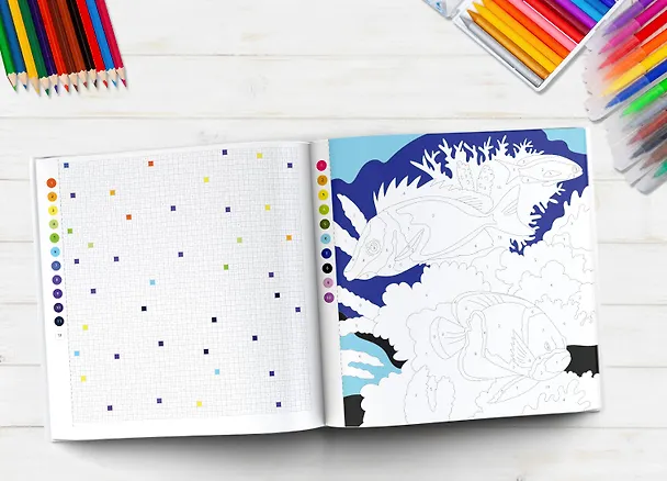 Книга Coloristic Цветовой квест по номерам (Диана Макарова) — 10