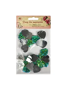 Набор декора для творч. Сердце Весна (865425) (30 шт.) (2х2 см) (АртУзор) (упаковка)