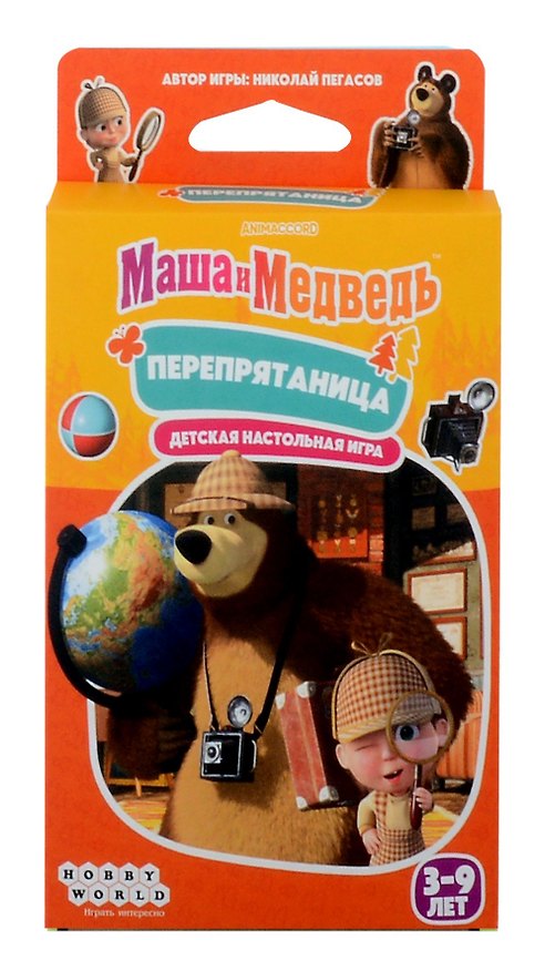 Настольная игра «Маша и Медведь. Перепрятаница», Hobby World 3045678 — 1