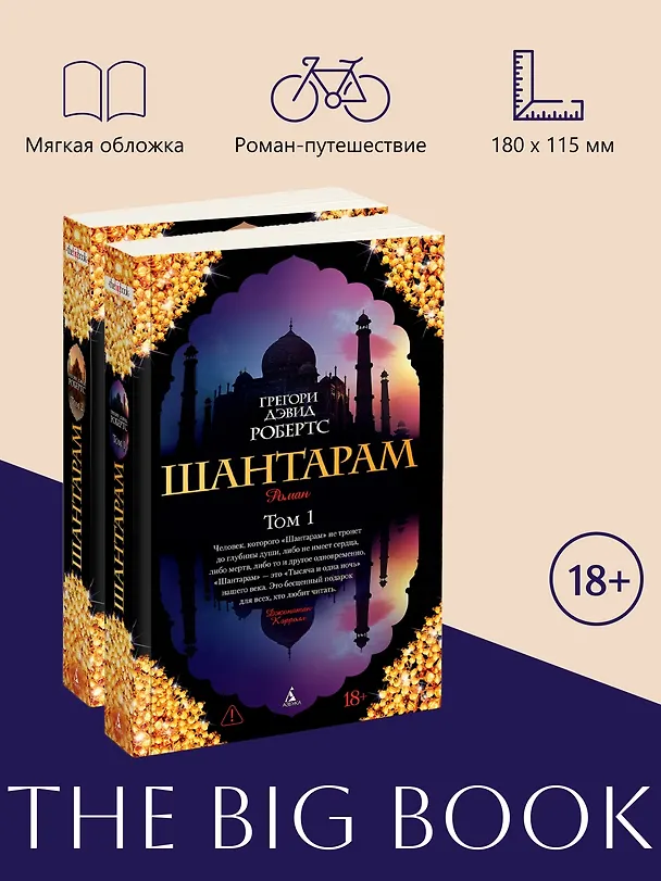 Книга Шантарам (в 2-х томах) (комплект) (Грегори Дэвид Робертс) — 5