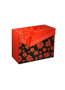 Коробка подарочная "Красные розы" 25*18*7см,  на магните, картон, Хансибэг