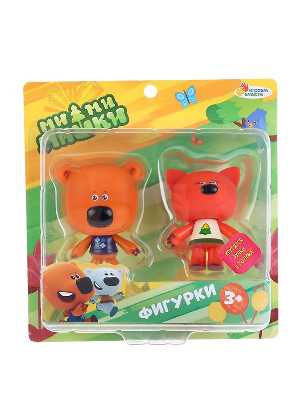 Фигурки Играем вместе Мимимишки Кеша и Лисичка на блистере F-29R 2784291 — 1