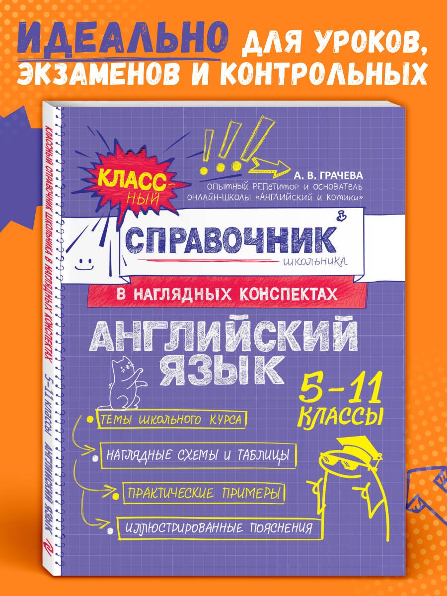 

Английский язык. 5-11 классы. Справочник в наглядных конспектах