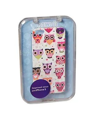 Чехол для iPhone 5/5s Small owls (белый) 2404177