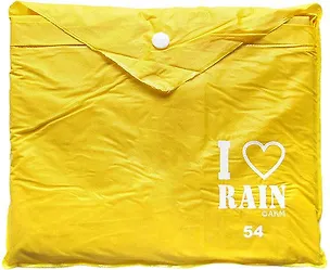 Плащ-дождевик АКМ (взрослый) плотный PVC, желтый JN1018-YELLOW 333787