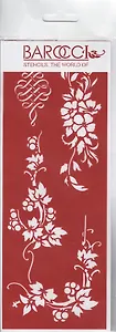 Трафарет Barocci универсальный Угловой виноград 8,5х23см ТУ-20