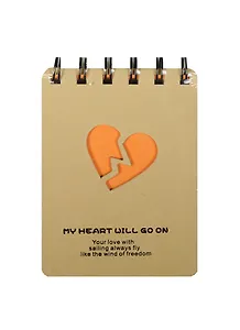 Блокнот А7 100л &quot;My Heart&quot; картон. обложка, нелинован. тонир. блок, ассорти, Haich