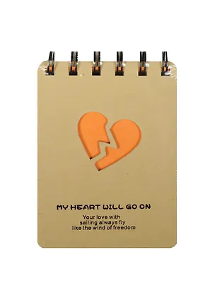 Блокнот А7 100л "My Heart" картон. обложка, нелинован. тонир. блок, ассорти, Haich 239587