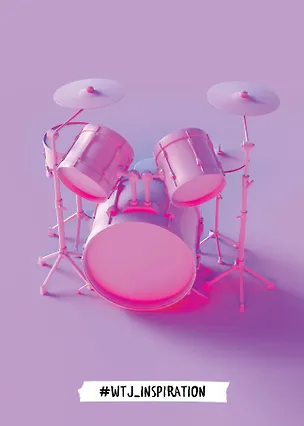 Hard School. Барабаны. Тетрадь общая (А5, 48 л., накидки, клетка-стандарт) 2909700