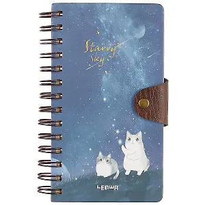 Блокнот «Коты. Starry sky» А6, 48 листов, спираль