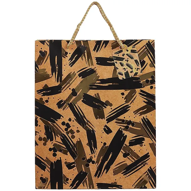 Подарочный пакет «Gold and black», А4 251724 — 2