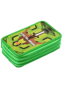 Пенал Pixels, 3 отделения