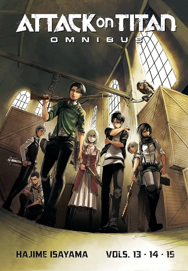 Книга Attack on Тitan Оmnibus (vol. 13-15) (Хадзимэ Исаяма) — 2