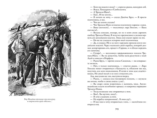 Книга Тайны Черных джунглей. Жемчужина Лабуана. Пираты Малайзии (Эмилио Сальгари) — 6