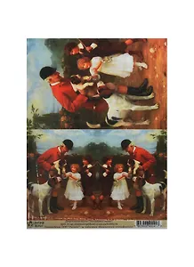 Декупажная карта Английская охота (S-041) (упаковка)