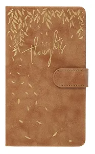 Ежедневник недат. А6+ 120л "Тиволи глосс" бежевый, кожзам, тв.переплет, тиснение фольгой, магнит.клапан, офсет, ляссе